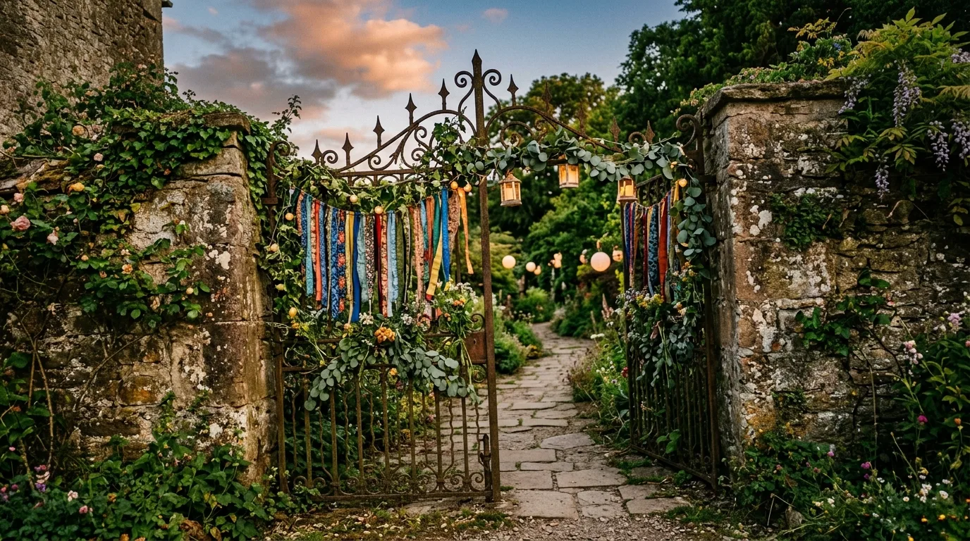 12 Creative Bohemian Garden Gate Ideas for Your Outdoor Space idea 7