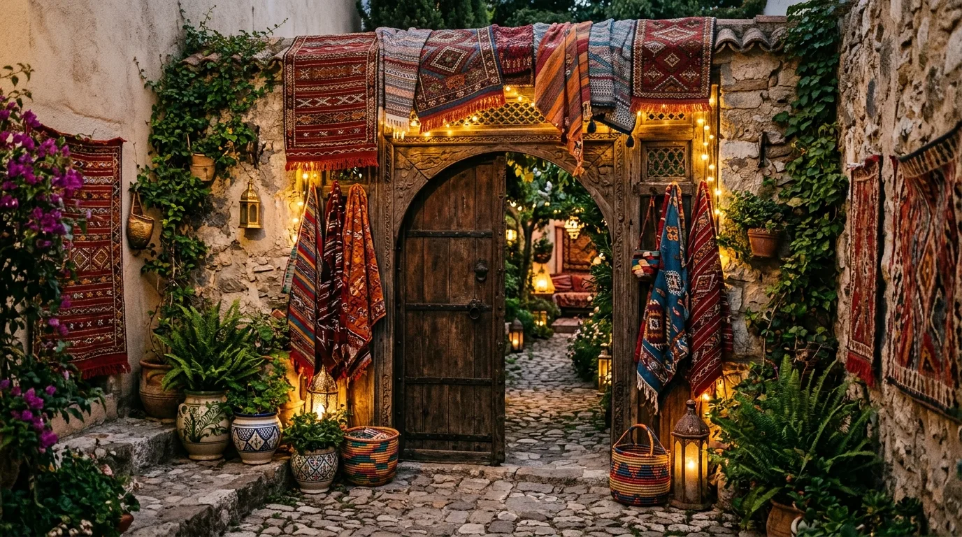 12 Creative Bohemian Garden Gate Ideas for Your Outdoor Space idea 10