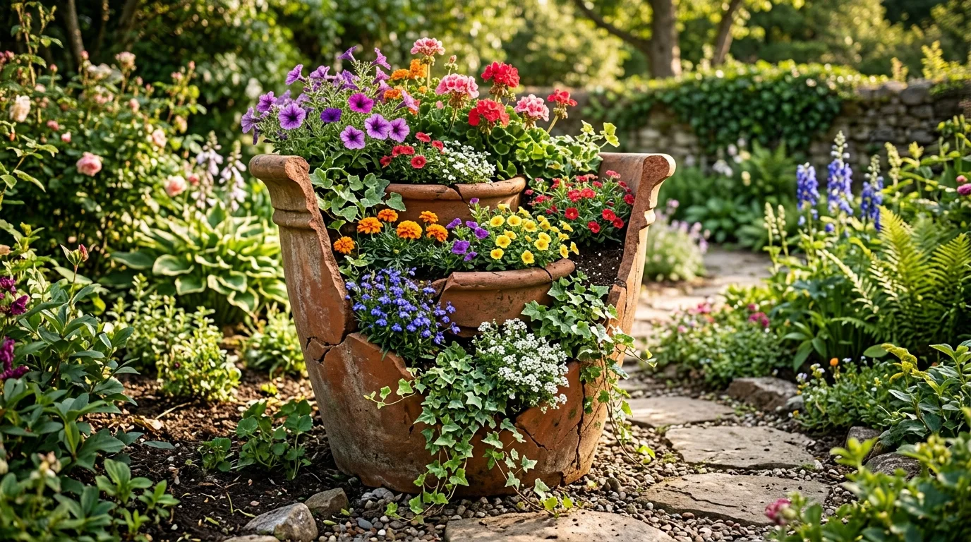 14 Creative Flower Pot Ideas to Showcase Your Blooms idea 8