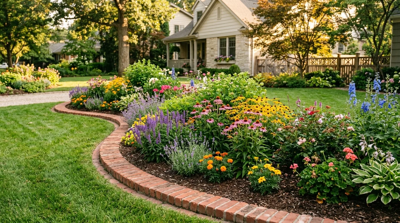12 Creative Garden Edging Ideas to Enhance Your Landscape idea 2