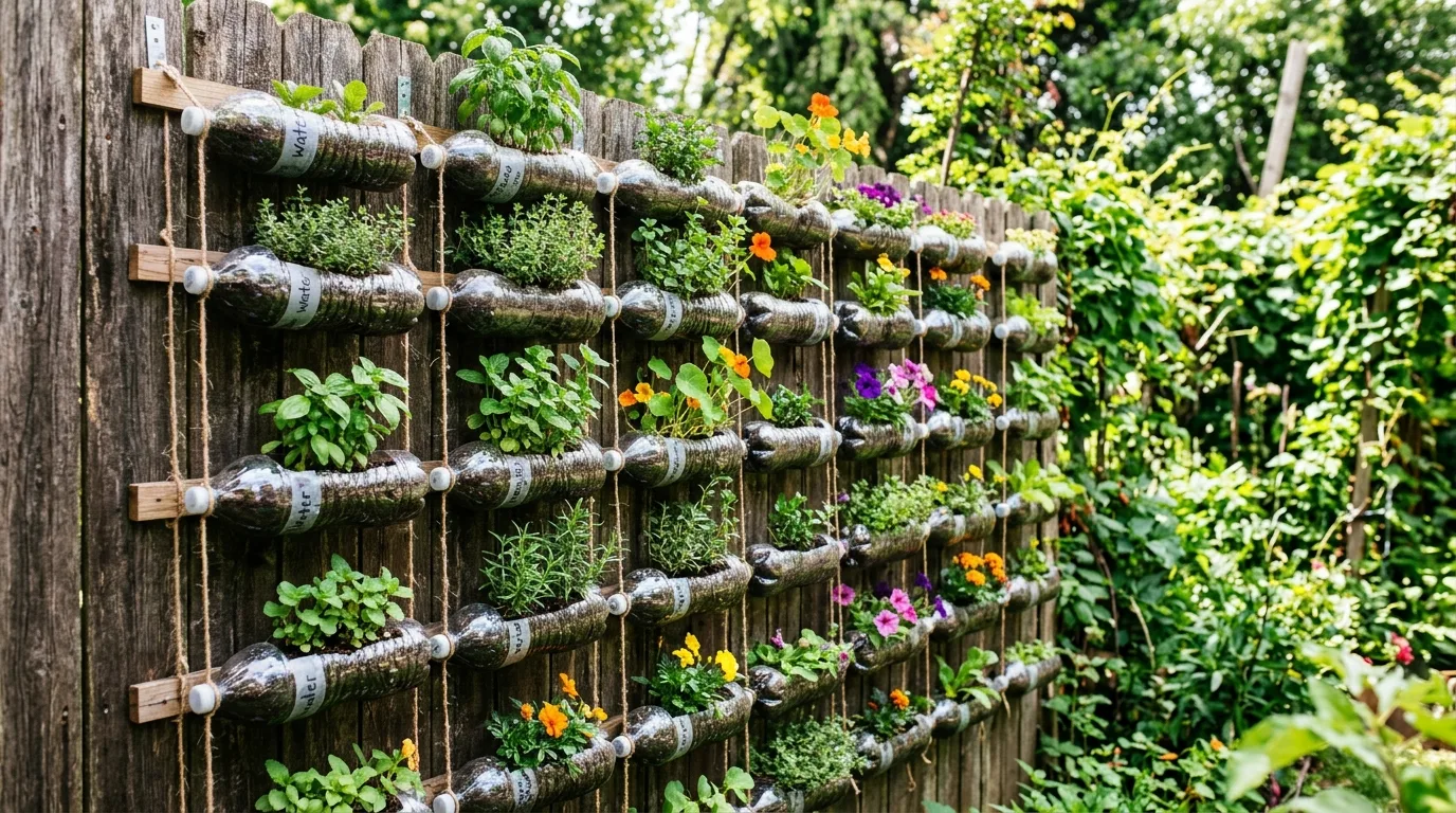13 Creative Garden Ideas Using Plastic Bottles for Upcycling