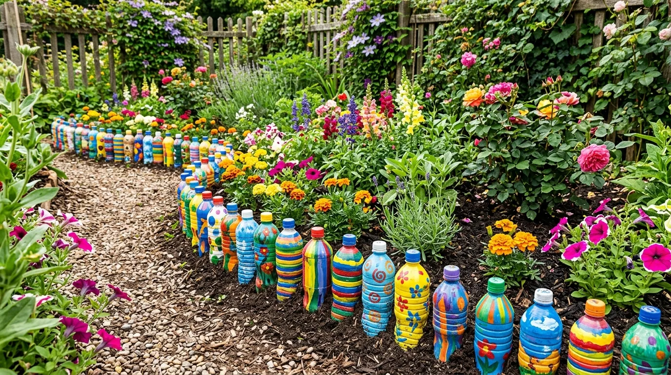 13 Creative Garden Ideas Using Plastic Bottles for Upcycling idea 5