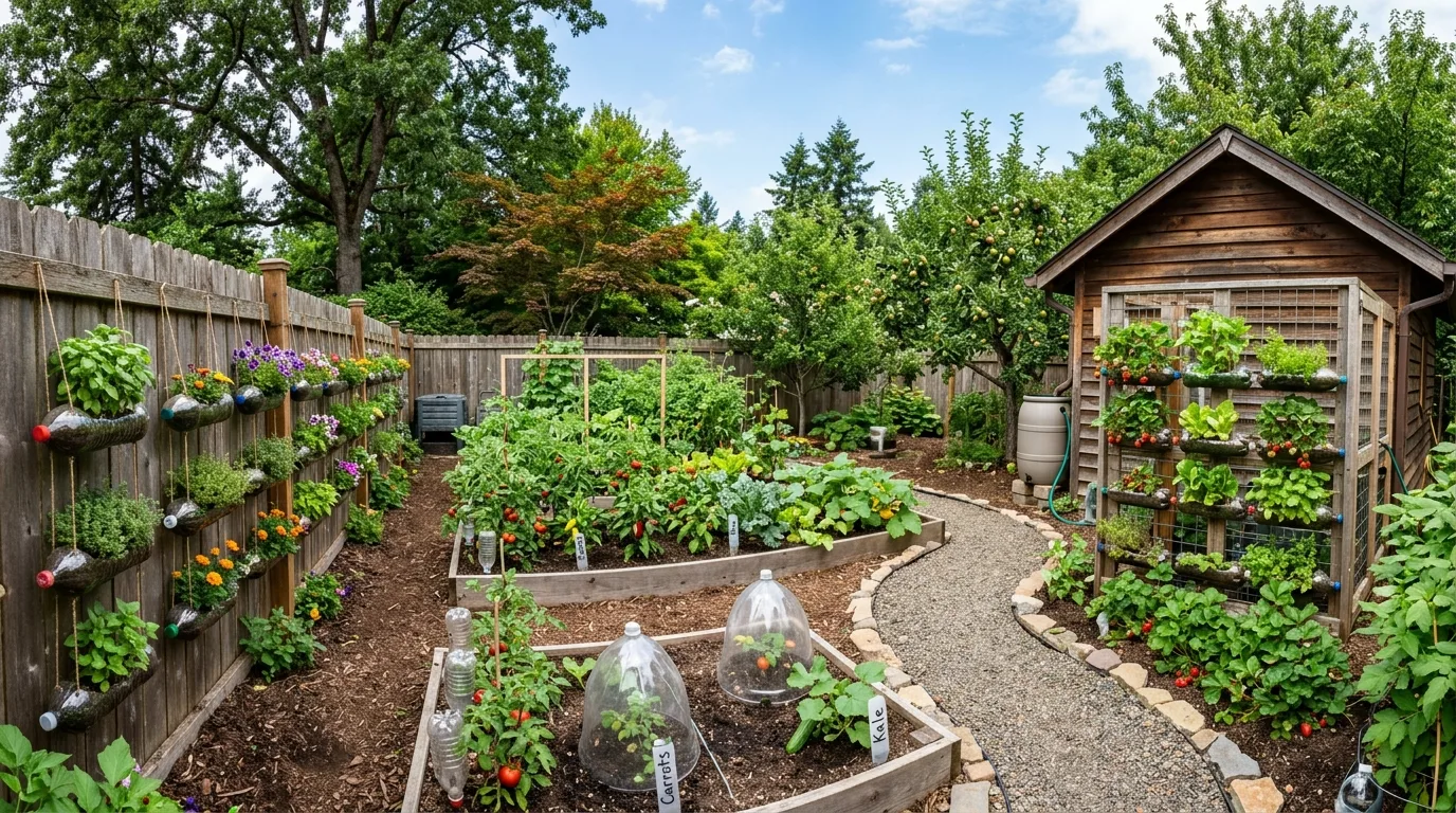 13 Creative Garden Ideas Using Plastic Bottles for Upcycling idea 13