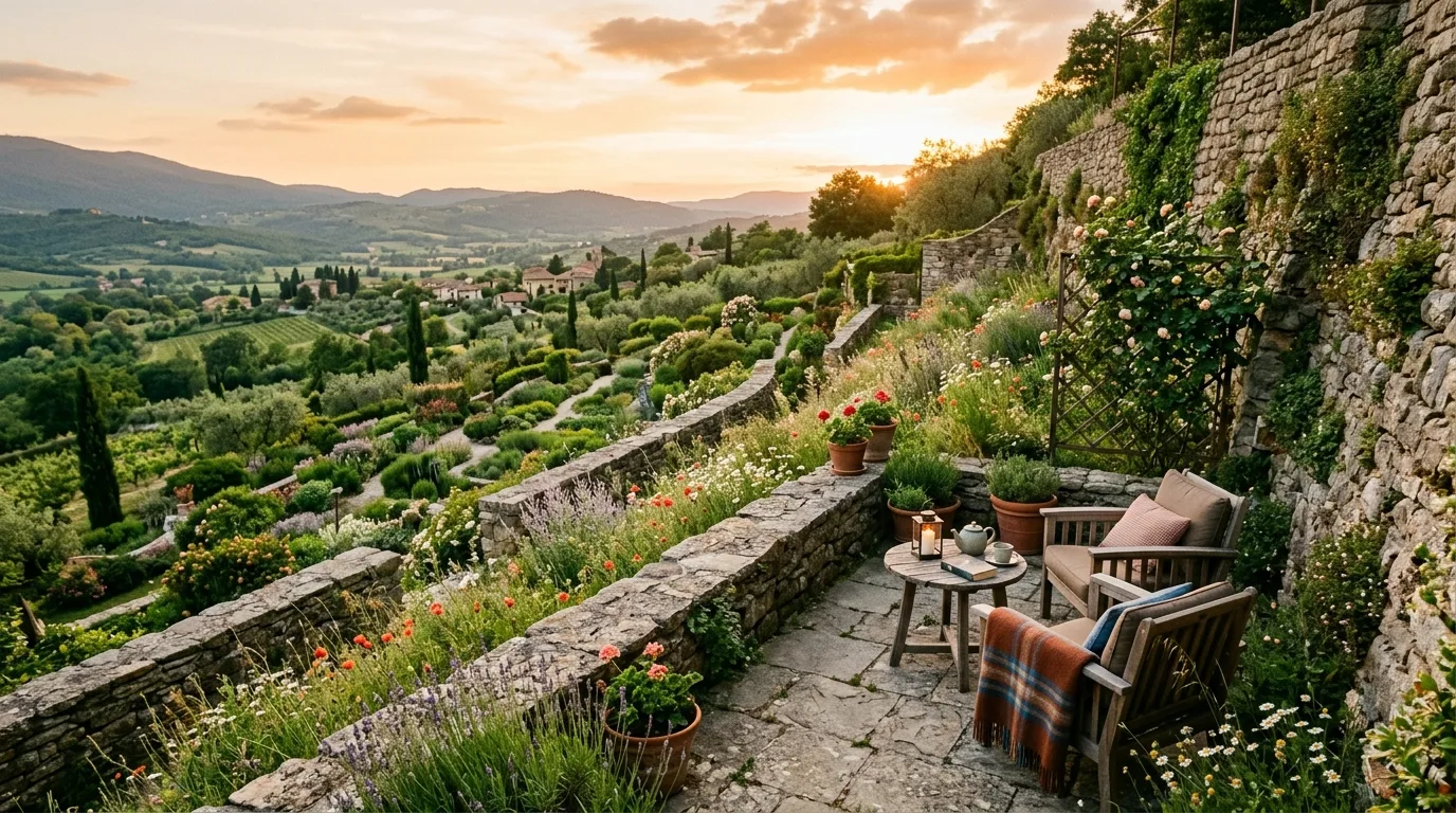 14 Creative Garden Terrace Ideas for a Cozy Outdoor Nook idea 9