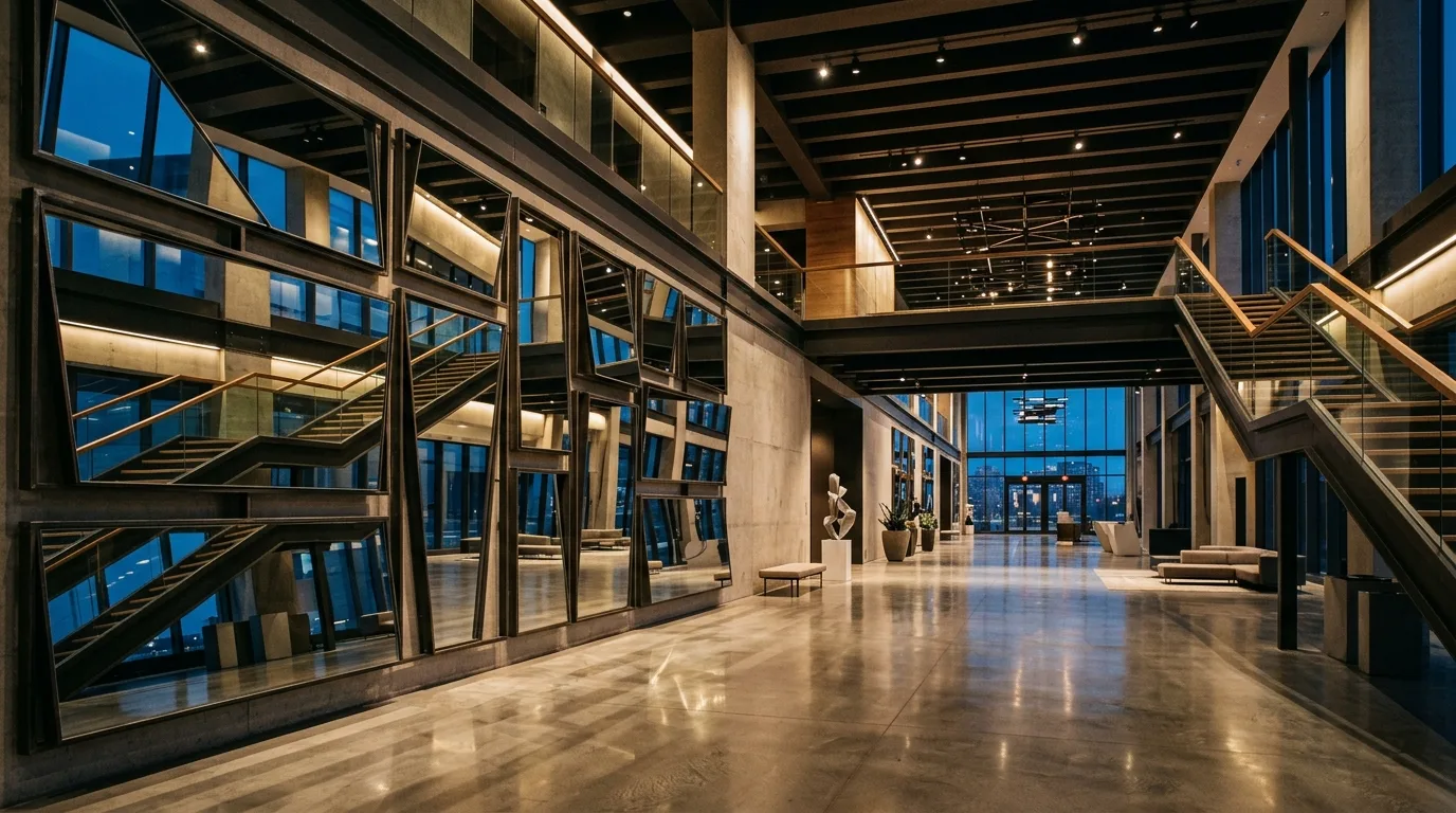 14 Creative Irregular Asymmetrical Wall Mirror Decor Ideas idea 14