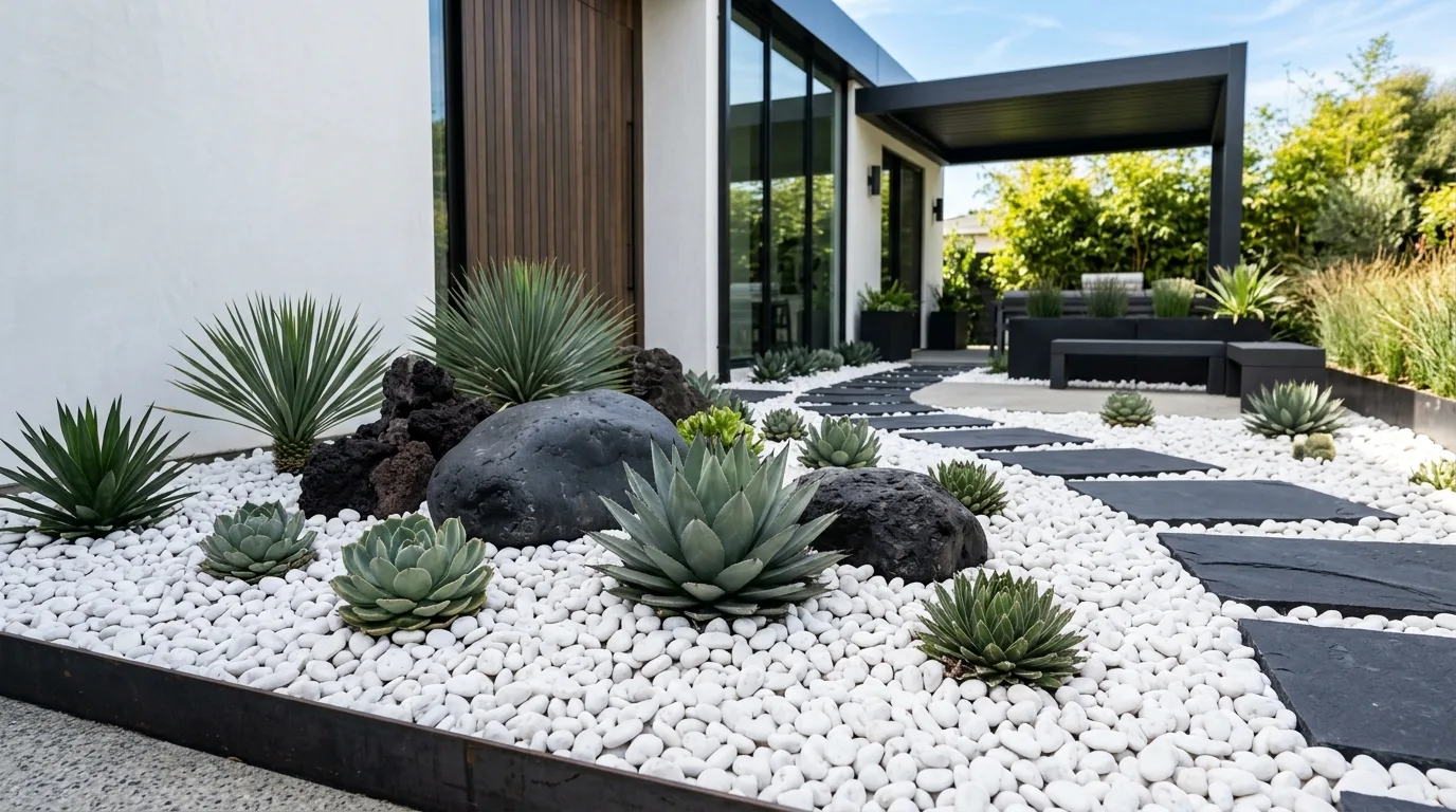 11 Creative Modern Rock Garden Ideas for a Drought-Tolerant Yard idea 6
