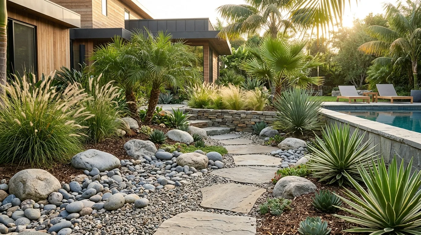 11 Creative Modern Rock Garden Ideas for a Drought-Tolerant Yard idea 7