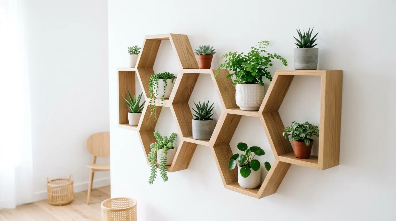 14 Creative Plant Wall Shelf Ideas for Indoor Jungle Vibes idea 2