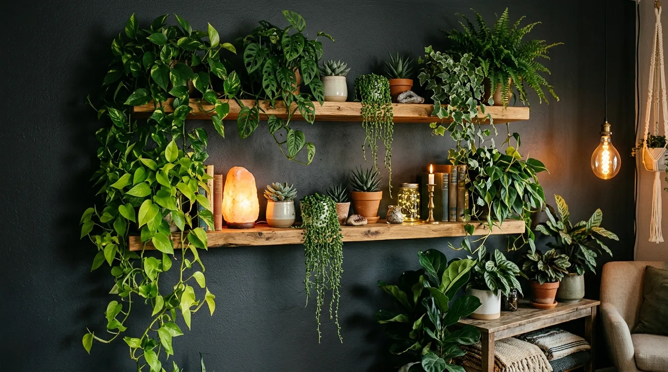 14 Creative Plant Wall Shelf Ideas for Indoor Jungle Vibes idea 3