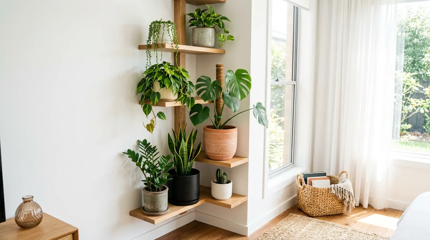 14 Creative Plant Wall Shelf Ideas for Indoor Jungle Vibes idea 4