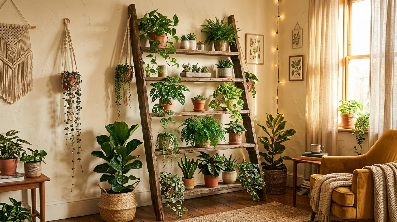 14 Creative Plant Wall Shelf Ideas for Indoor Jungle Vibes idea 5