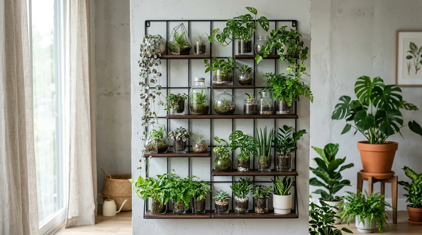 14 Creative Plant Wall Shelf Ideas for Indoor Jungle Vibes idea 12