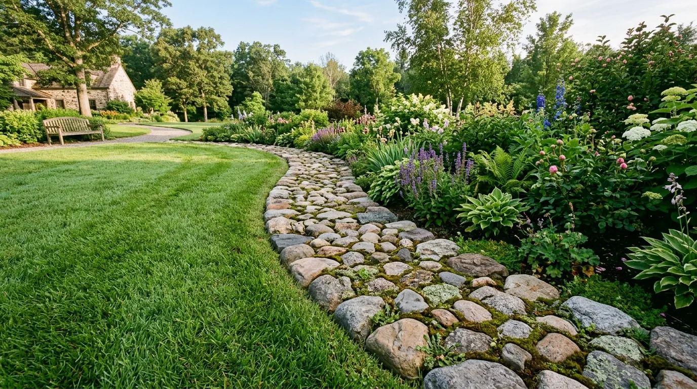 14 Creative Rock Garden Border Edging Ideas for Natural Charm
