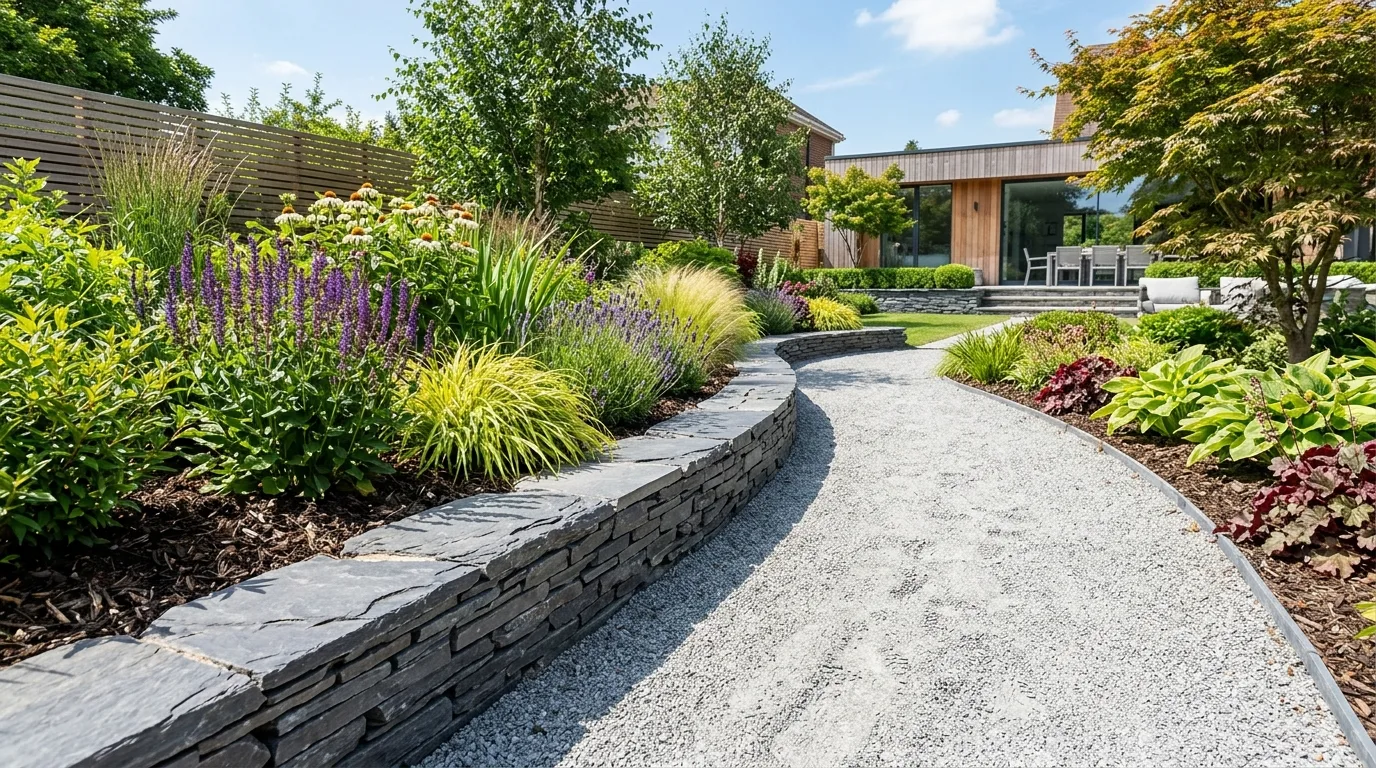 14 Creative Rock Garden Border Edging Ideas for Natural Charm idea 2