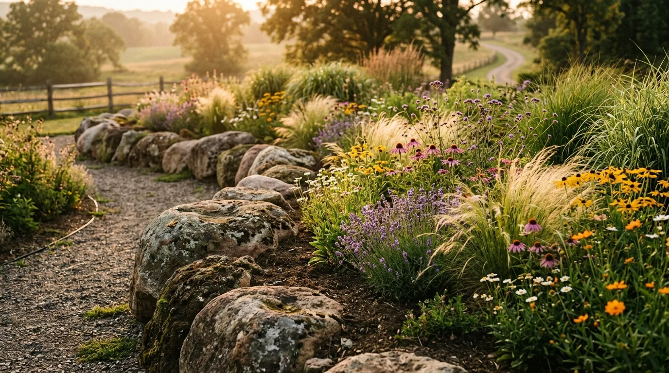 14 Creative Rock Garden Border Edging Ideas for Natural Charm idea 3
