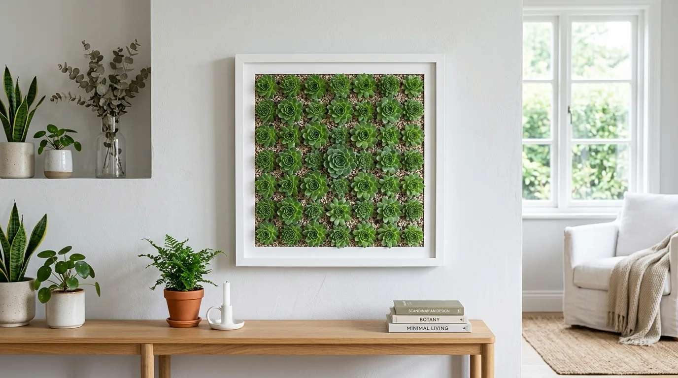 14 Creative Succulent Wall Art Ideas with Old Picture Frames idea 4