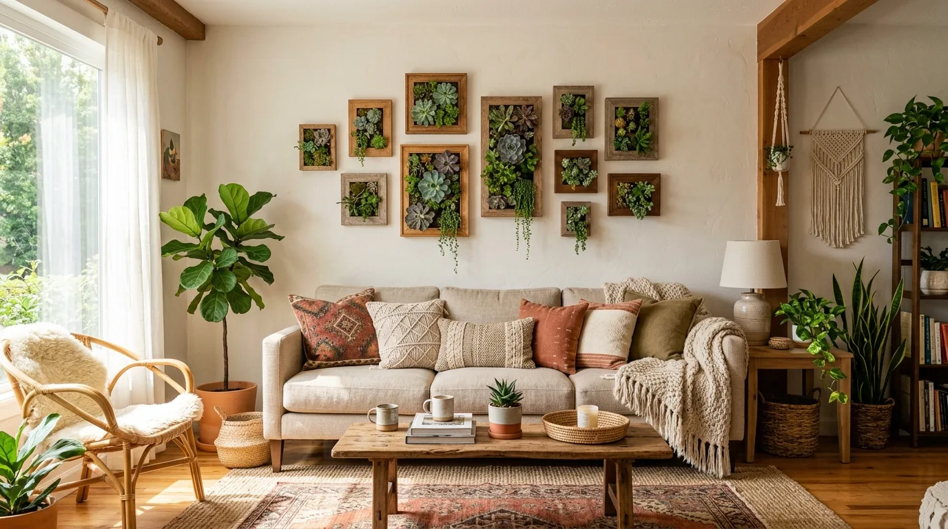 14 Creative Succulent Wall Art Ideas with Old Picture Frames idea 12