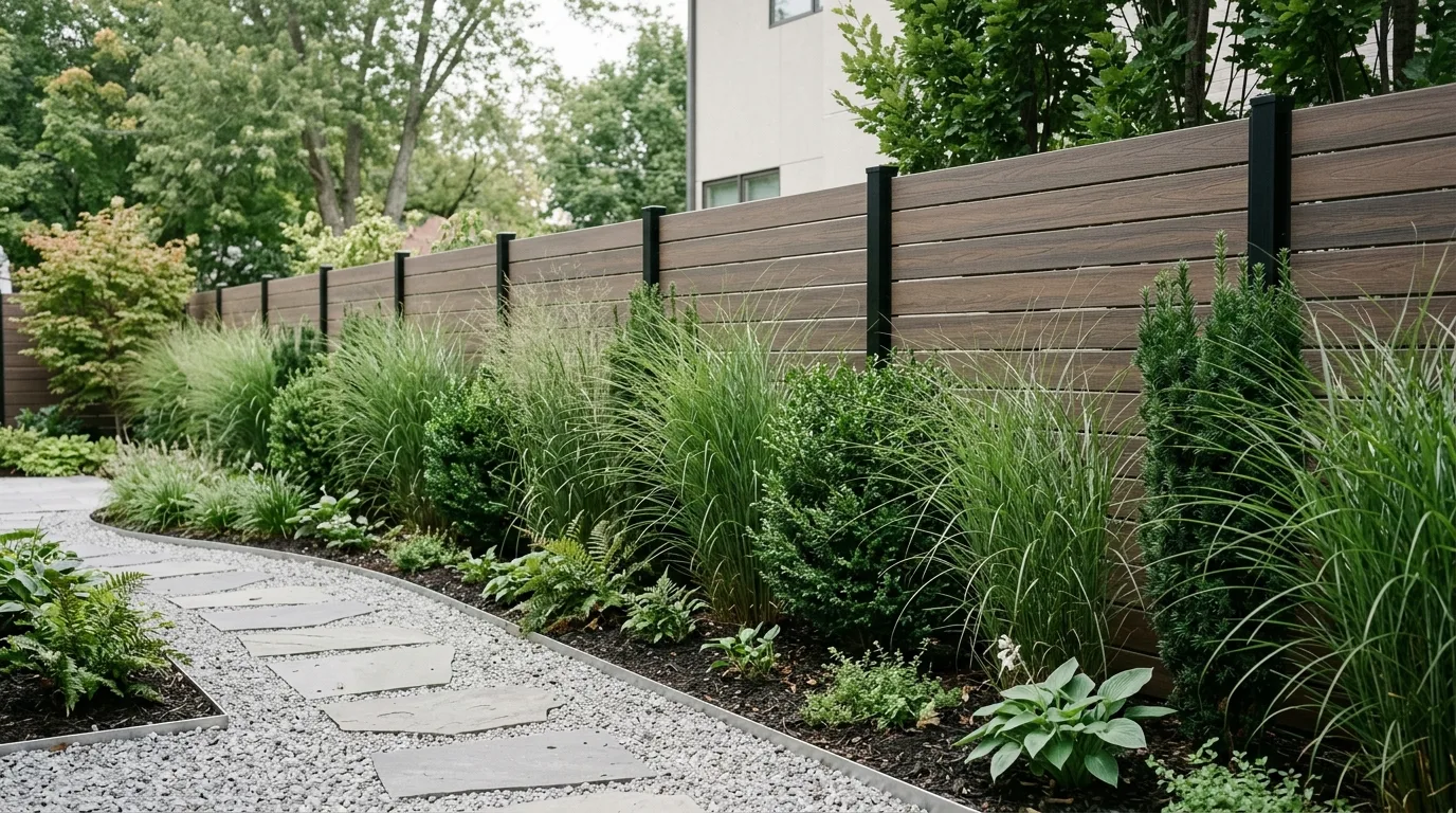 13 Creative Ways to Plant Along Your Fence Line for Privacy idea 3