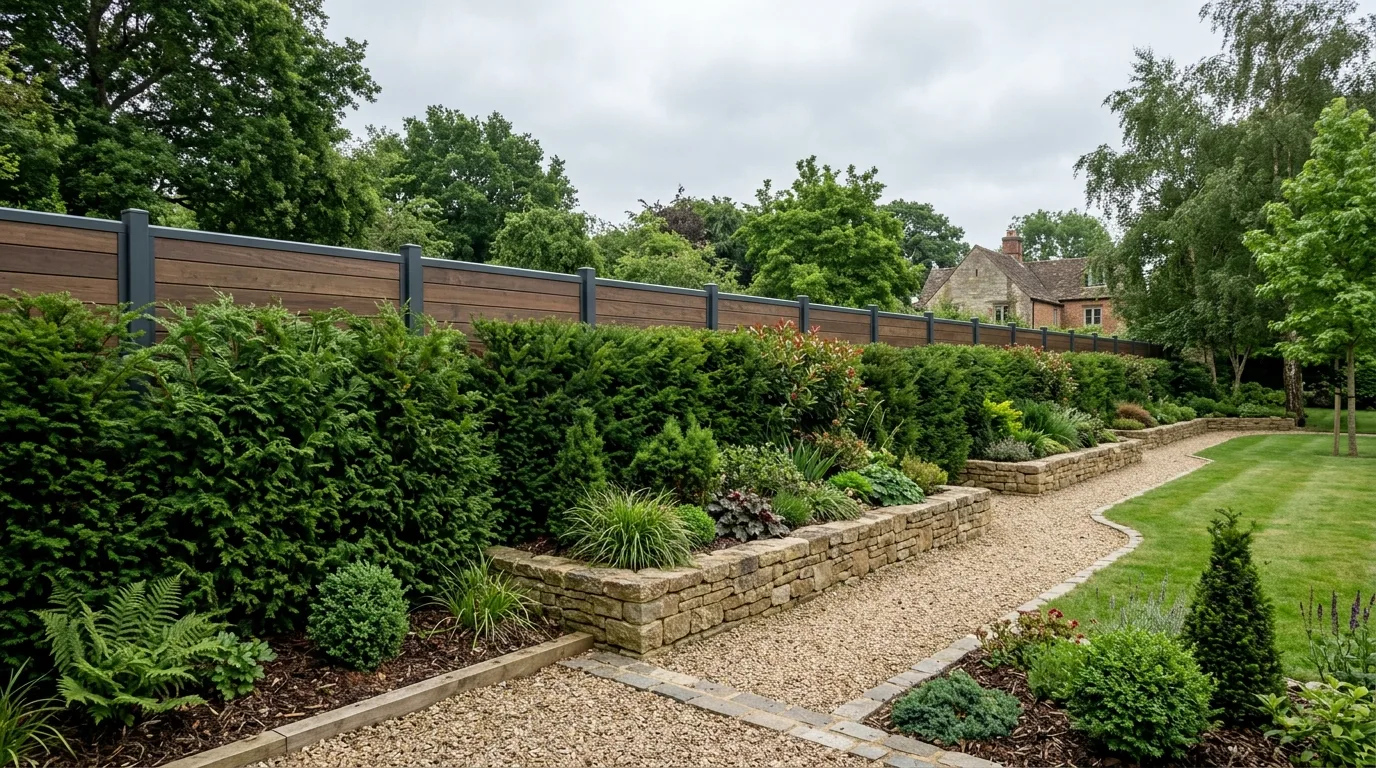 13 Creative Ways to Plant Along Your Fence Line for Privacy idea 13