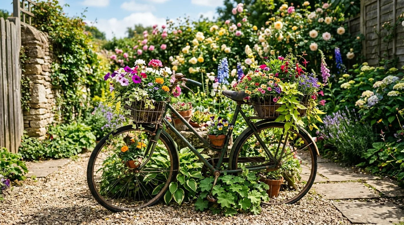 13 Creative Ways to Transform Junk into Stunning Garden Features idea 2