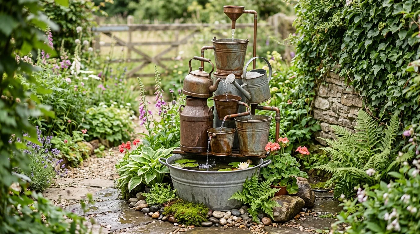 13 Creative Ways to Transform Junk into Stunning Garden Features idea 4