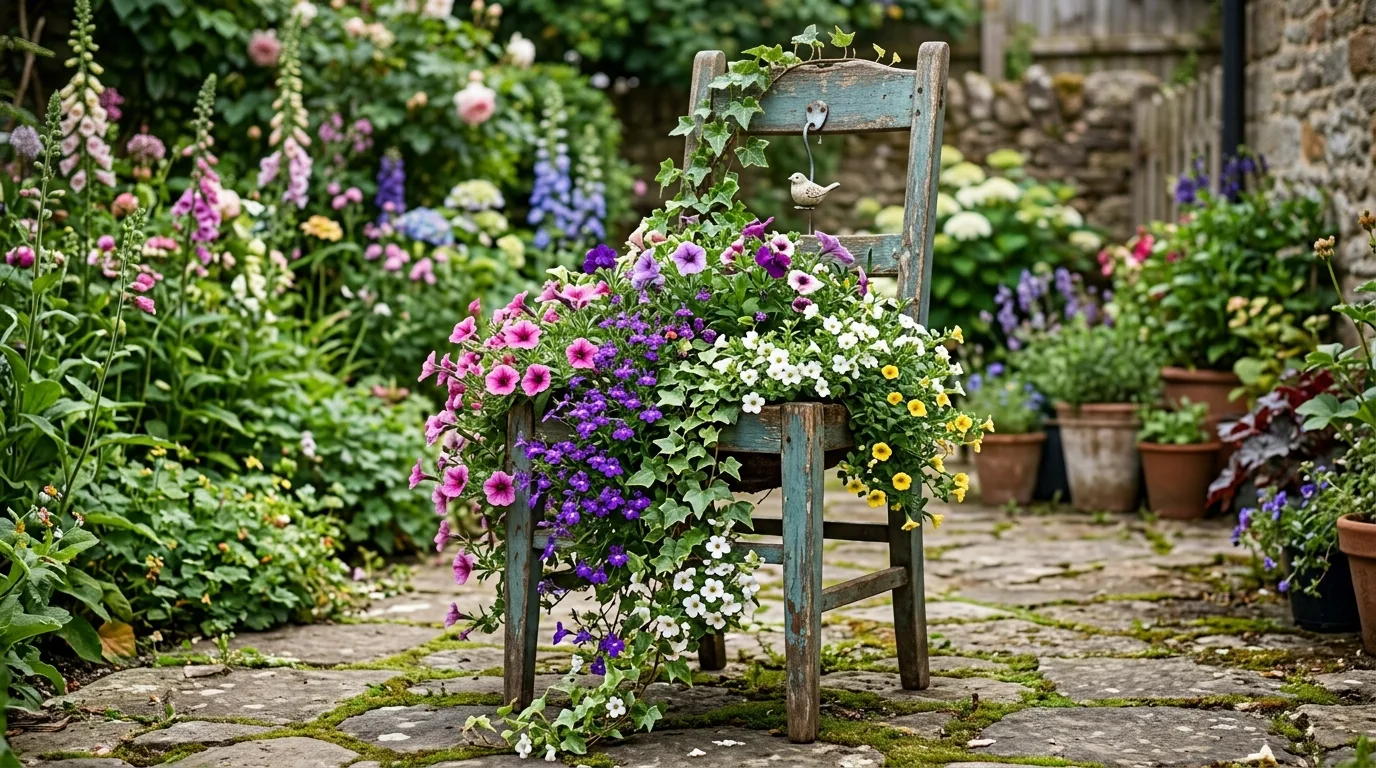 13 Creative Ways to Transform Junk into Stunning Garden Features idea 7