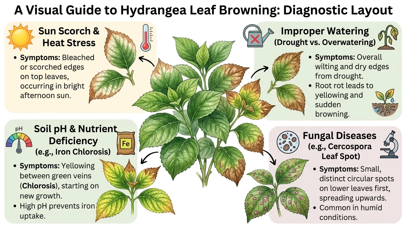 11 Diagnosis Help for Hydrangea Leaves Turning Brown idea 11