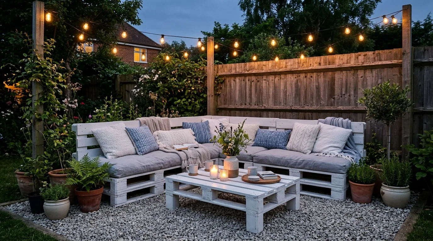 13 DIY Pallet Garden Furniture Ideas for Outdoor Seating idea 3
