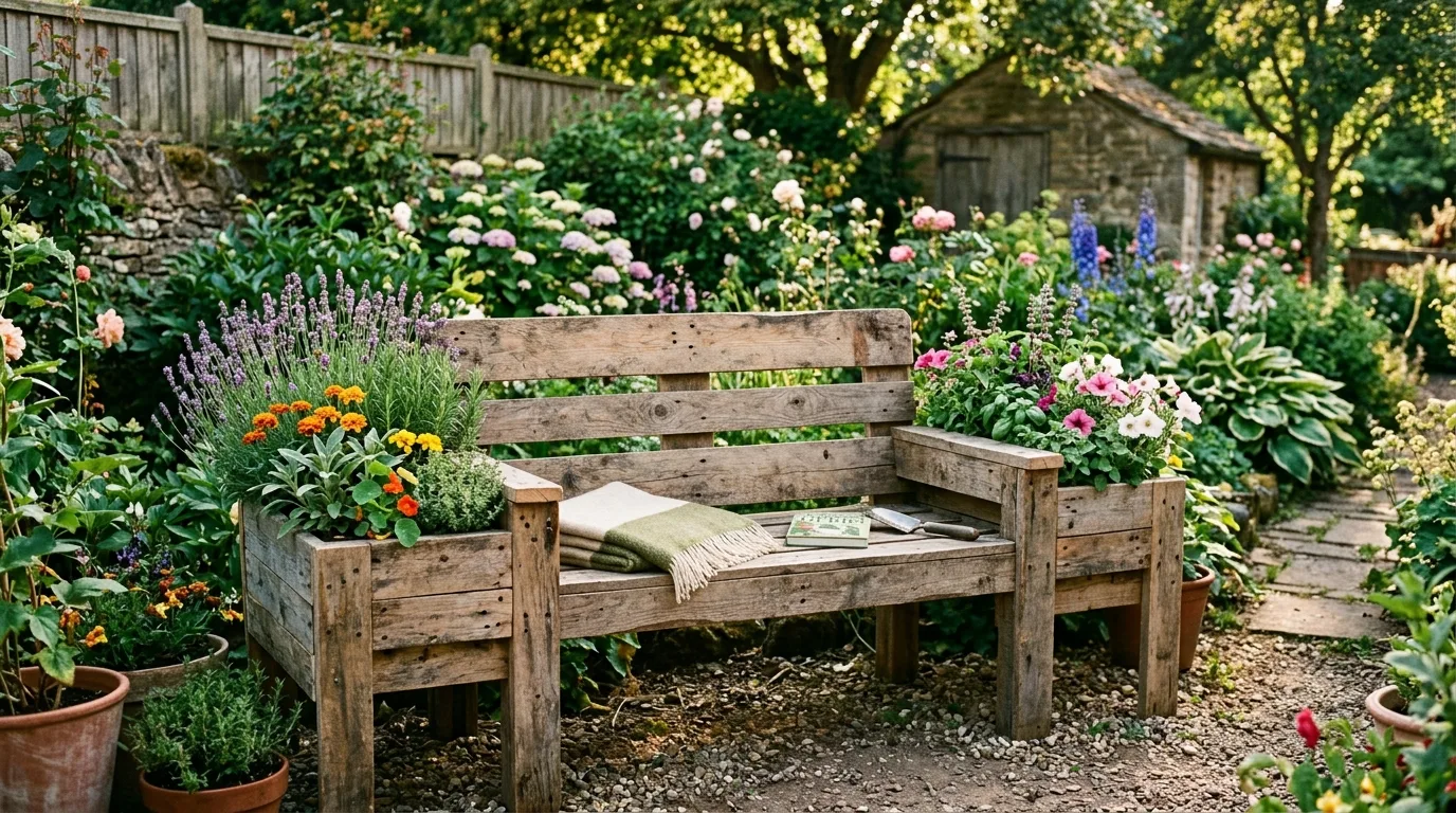 13 DIY Pallet Garden Furniture Ideas for Outdoor Seating idea 6