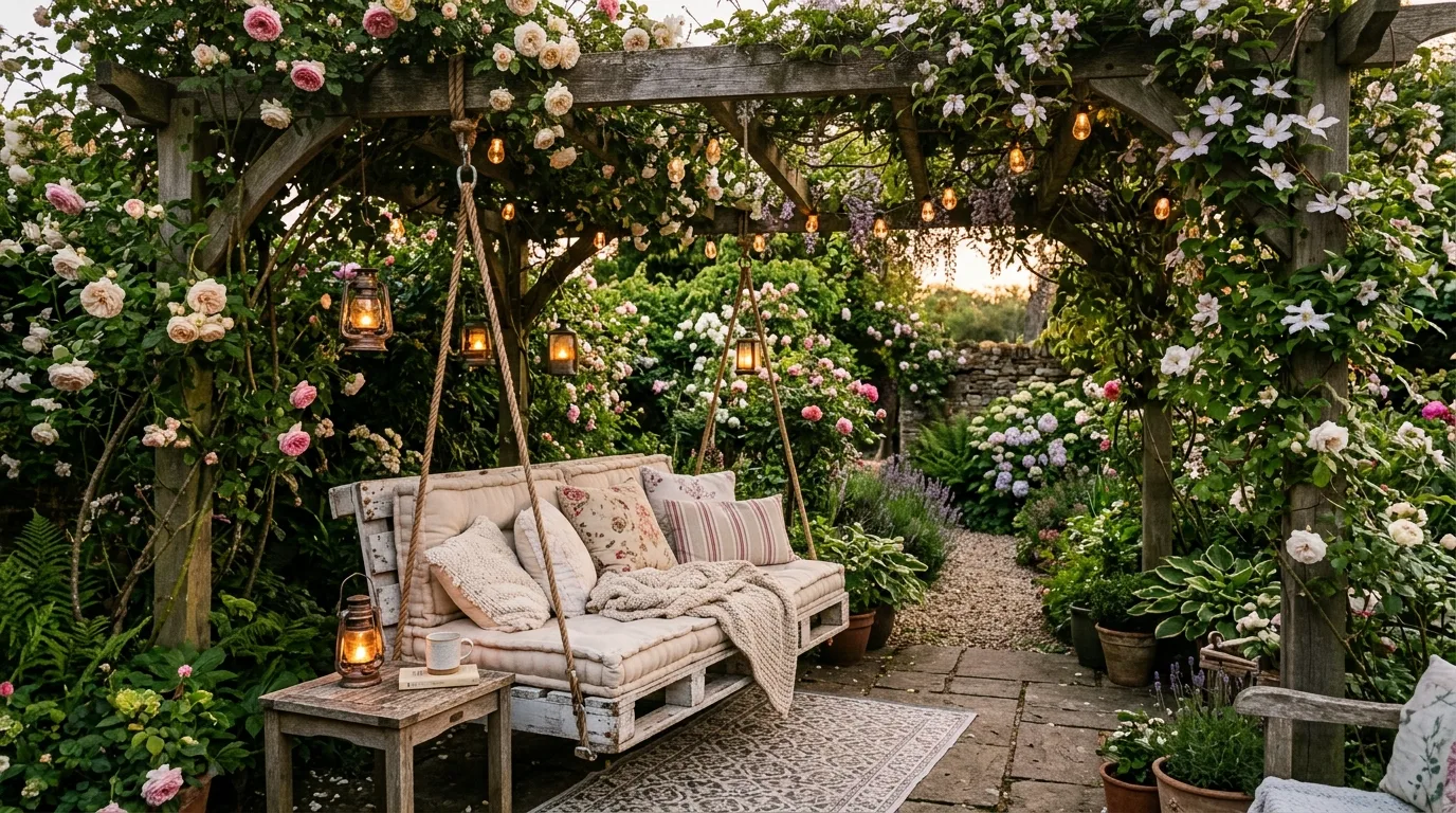 13 DIY Pallet Garden Furniture Ideas for Outdoor Seating idea 11