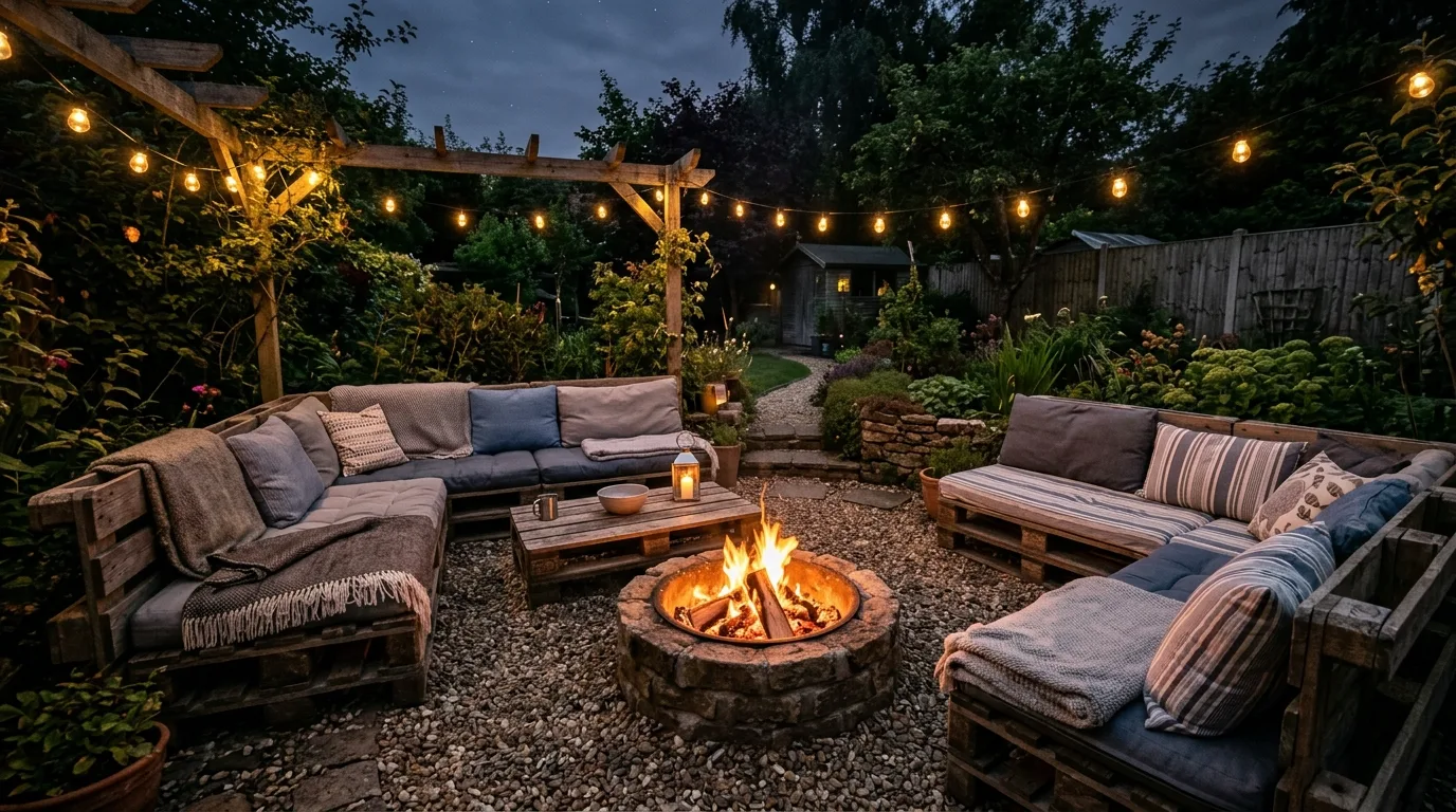 13 DIY Pallet Garden Furniture Ideas for Outdoor Seating idea 13