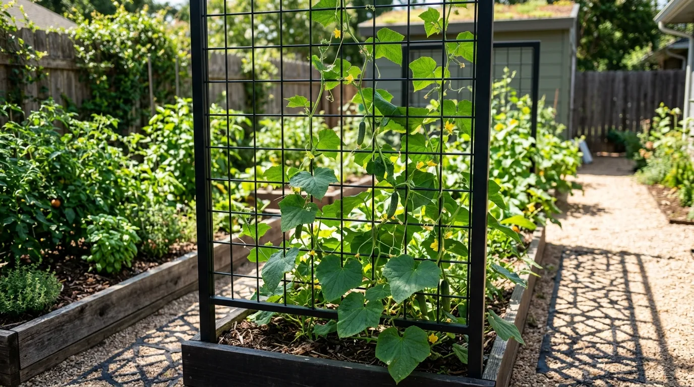 13 Easy Tips to Train Cucumber to Climb a Trellis Successfully idea 5