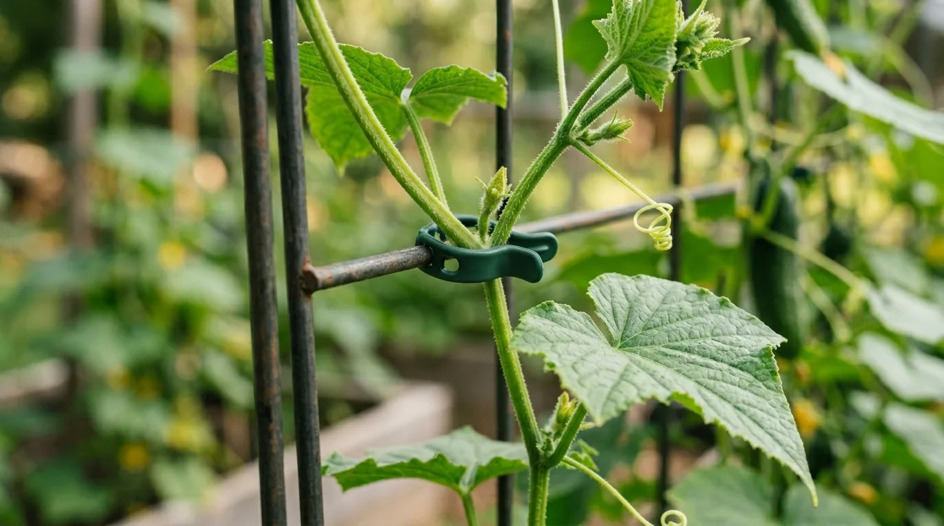 13 Easy Tips to Train Cucumber to Climb a Trellis Successfully idea 7