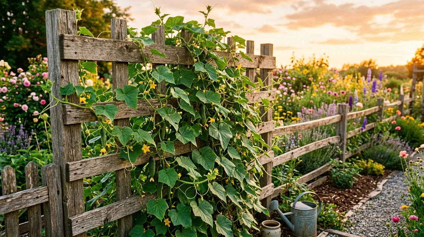 13 Easy Tips to Train Cucumber to Climb a Trellis Successfully idea 8
