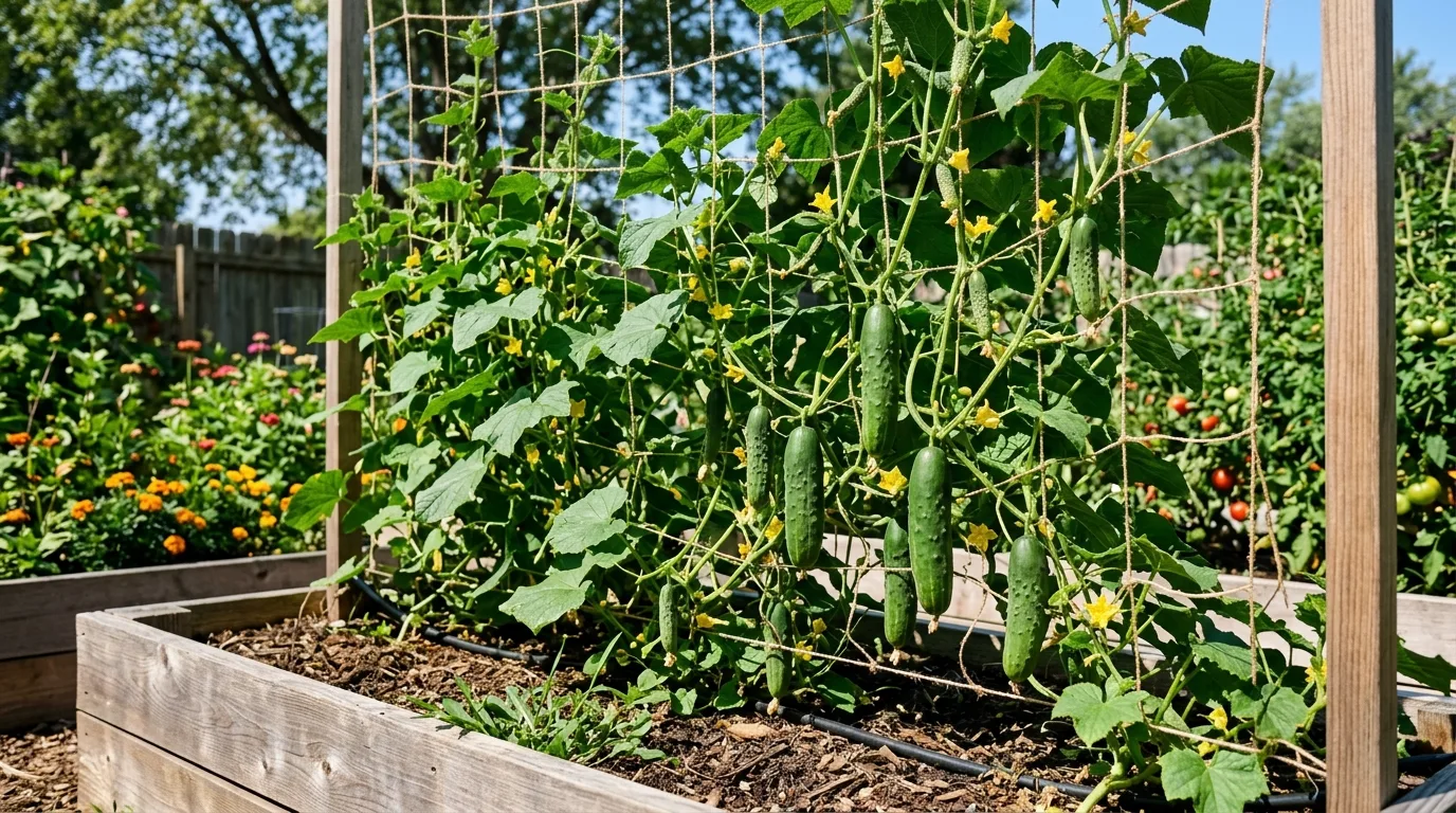 13 Easy Tips to Train Cucumber to Climb a Trellis Successfully idea 9