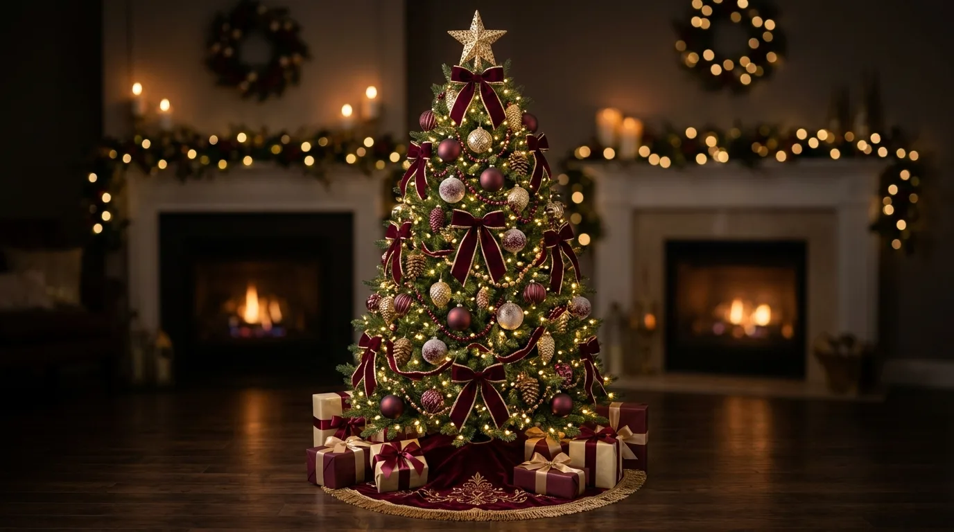 11 Elegant Burgundy Christmas Decor Ideas to Elevate Your Holidays idea 3