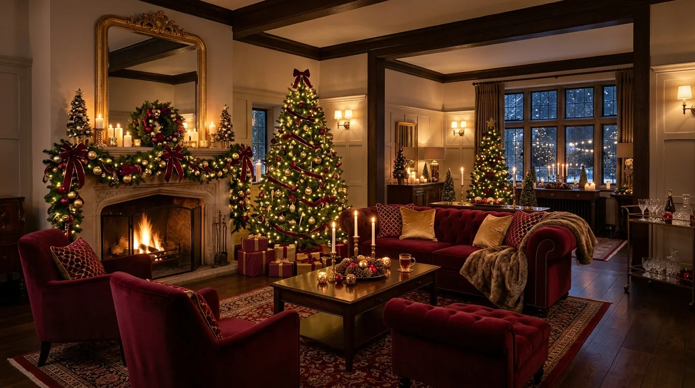 11 Elegant Burgundy Christmas Decor Ideas to Elevate Your Holidays idea 8