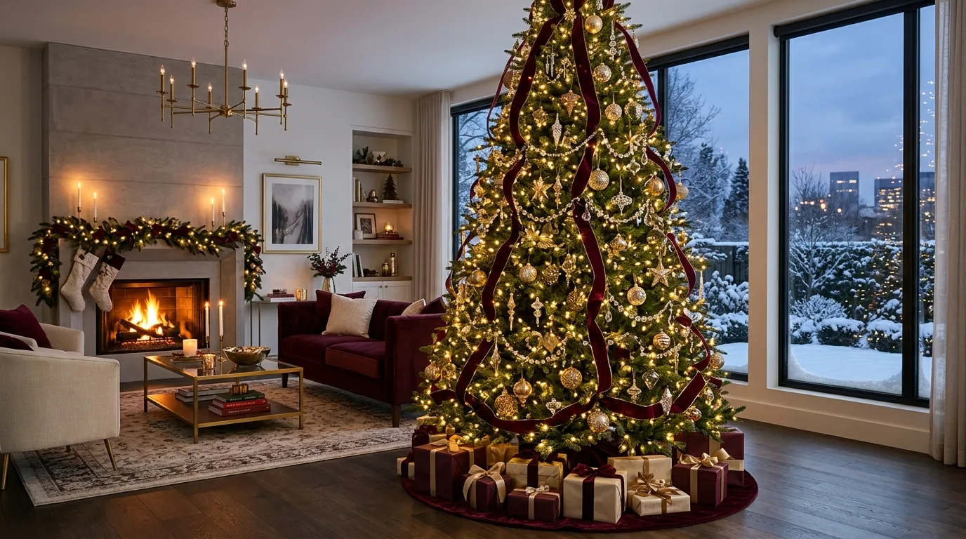 11 Elegant Burgundy Christmas Decor Ideas to Elevate Your Holidays idea 11