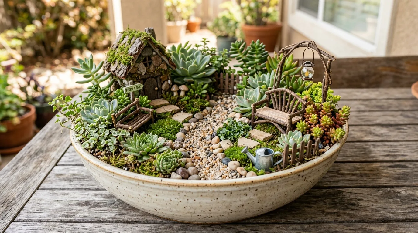 14 Enchanting Backyard Fairy Garden Ideas for Kids and Adults idea 12