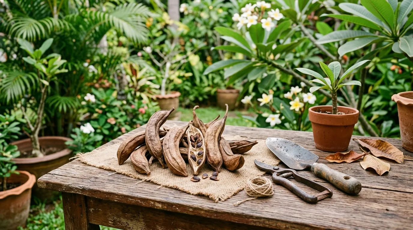 13 Exotic Plumeria Seed Pods Guide to Harvesting and Planting idea 3