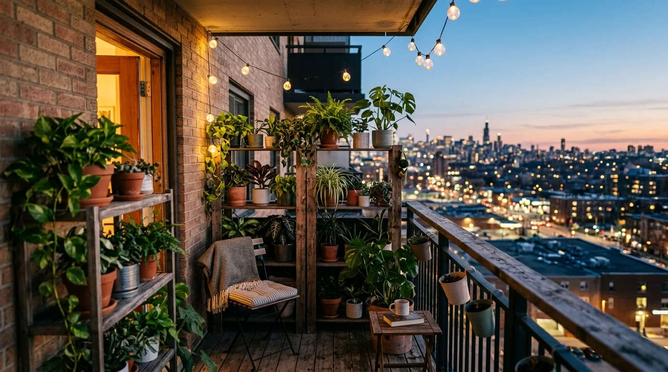 14 Flourishing Boho Balcony Garden Ideas for Small Spaces idea 5