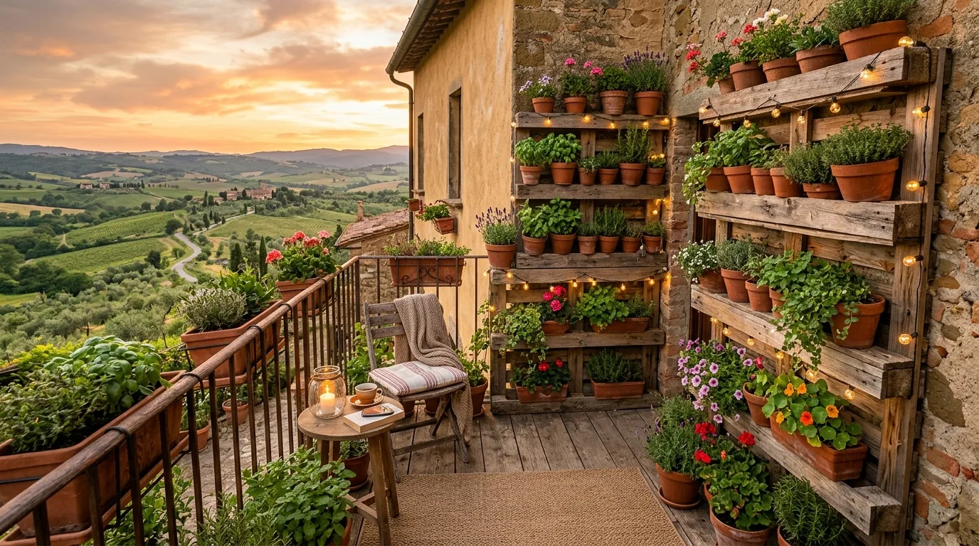 14 Flourishing Boho Balcony Garden Ideas for Small Spaces idea 9