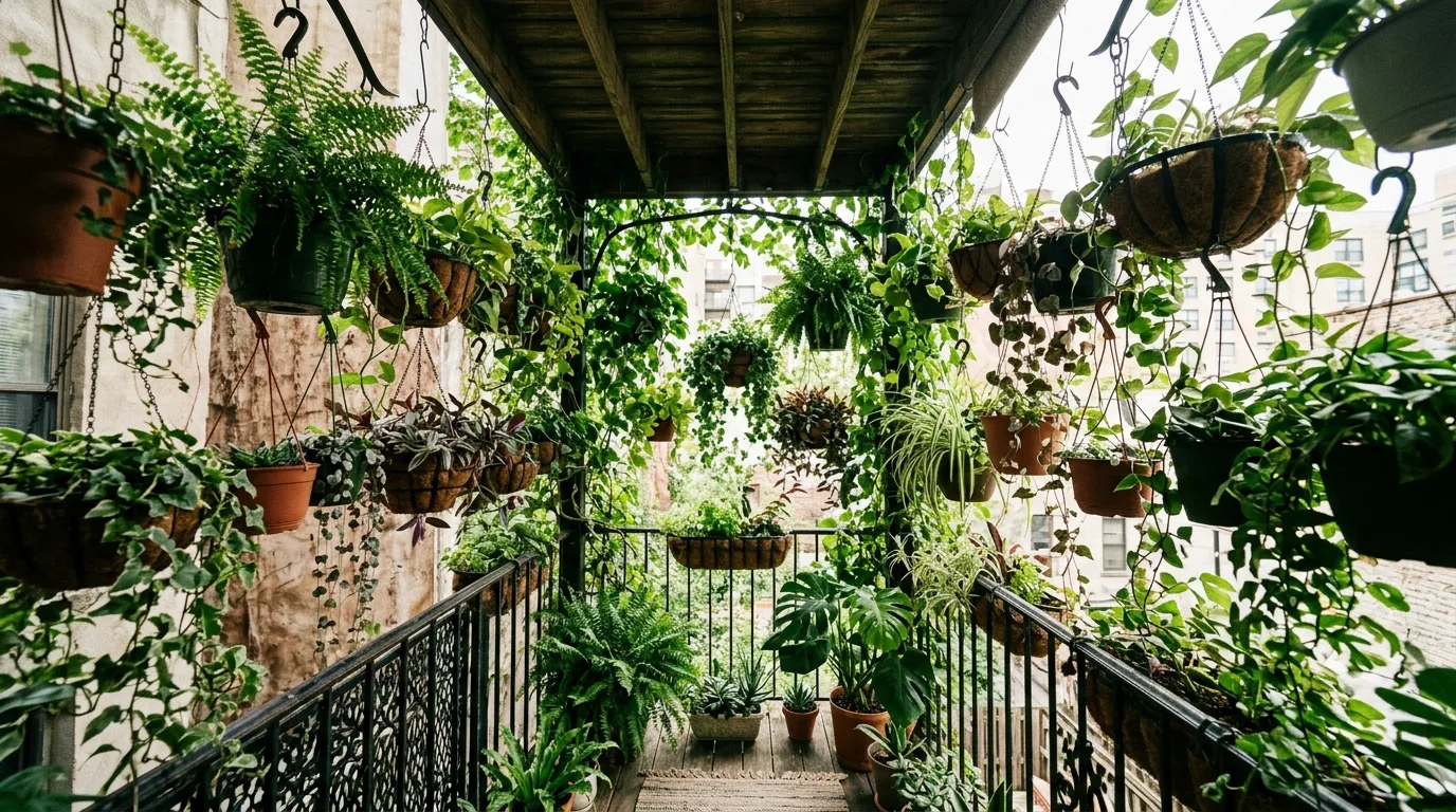 14 Flourishing Boho Balcony Garden Ideas for Small Spaces idea 11