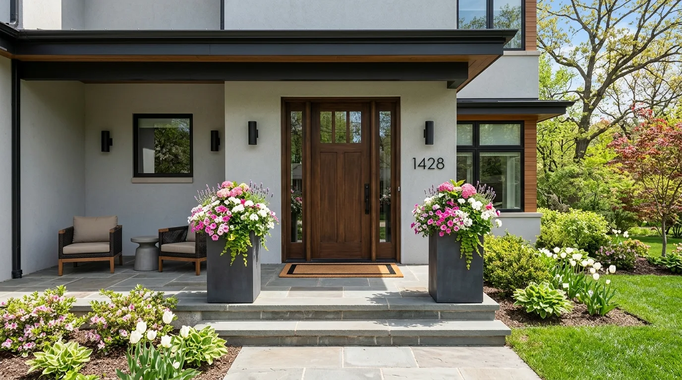 12 Fresh Spring Planter Ideas to Brighten Your Front Porch idea 3