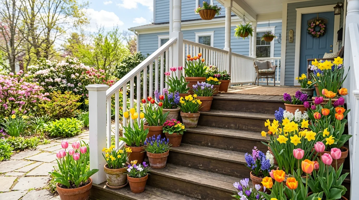 12 Fresh Spring Planter Ideas to Brighten Your Front Porch idea 5