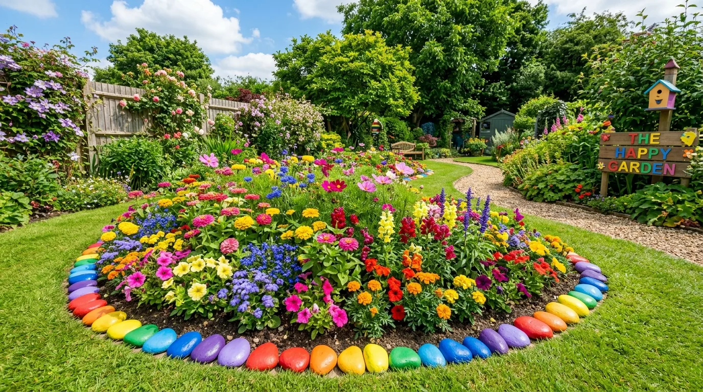 12 Fun DIY Garden Rock Art Ideas to Make with Kids idea 5