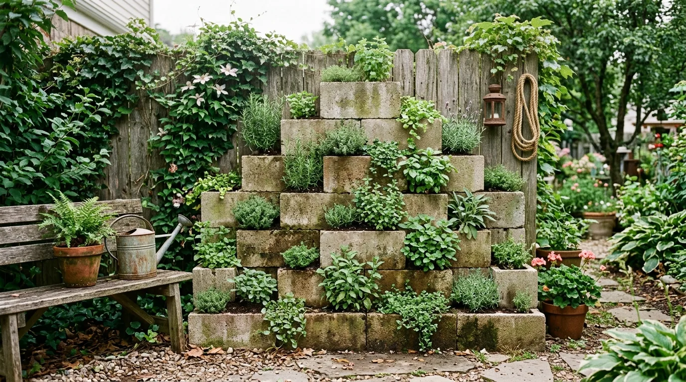 13 Genius Cinder Block Garden Ideas for Raised Beds and Planters idea 4