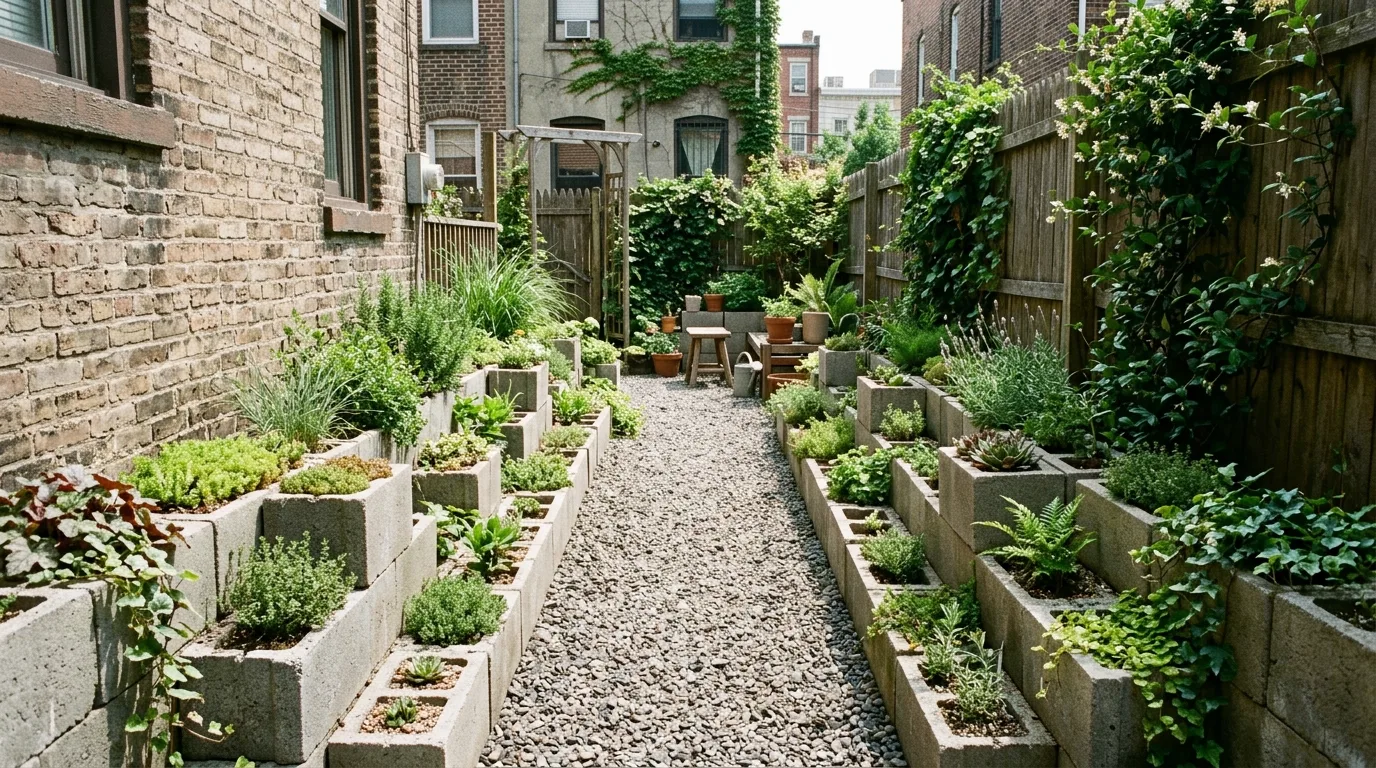 13 Genius Cinder Block Garden Ideas for Raised Beds and Planters idea 5