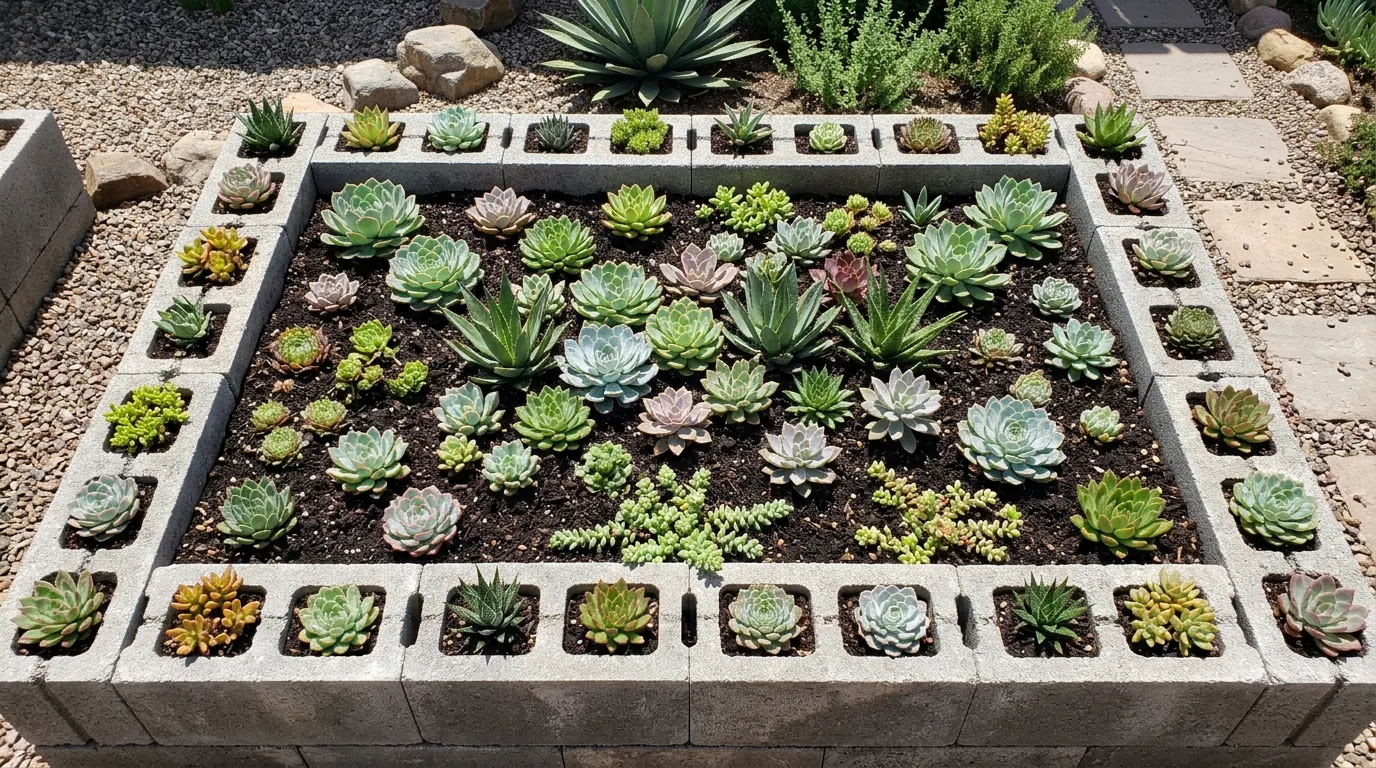 13 Genius Cinder Block Garden Ideas for Raised Beds and Planters idea 6