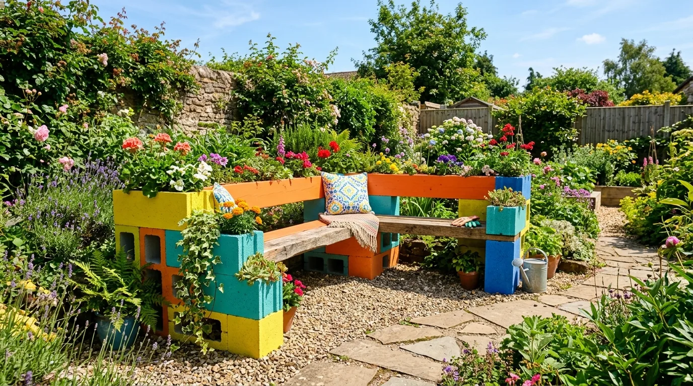 13 Genius Cinder Block Garden Ideas for Raised Beds and Planters idea 7